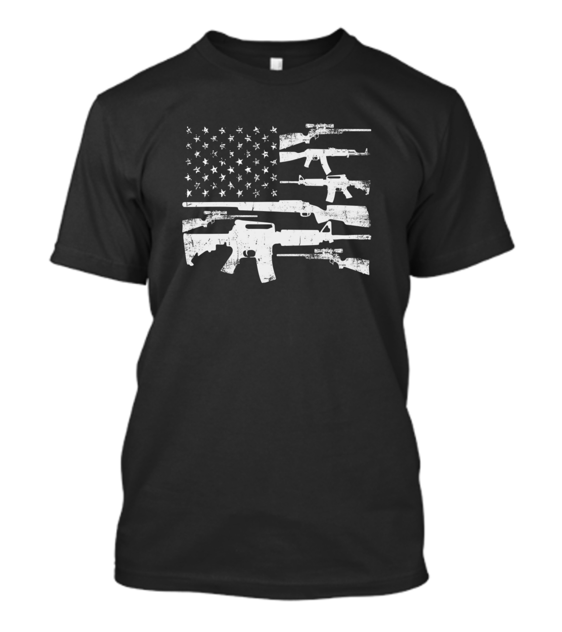 American Flag AR-15 Gun Rights Second Amendment Patriot T-Shirt