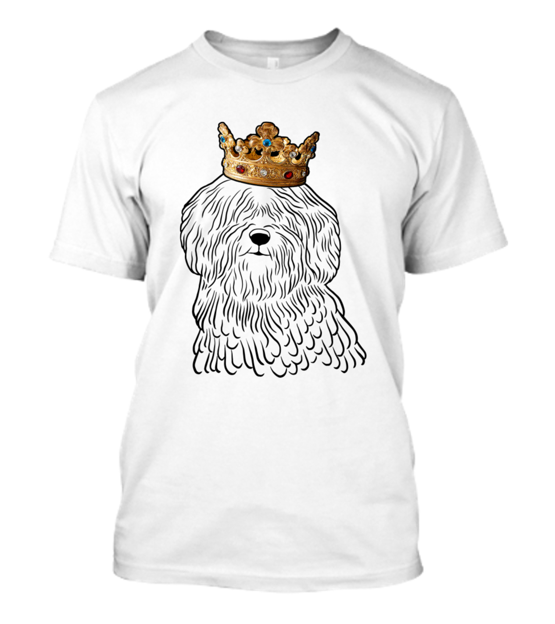 Puli Dog With Royal Crown King Queen T-Shirt