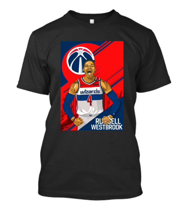 Russell Westbrook Wizards Basketball Player T-Shirt