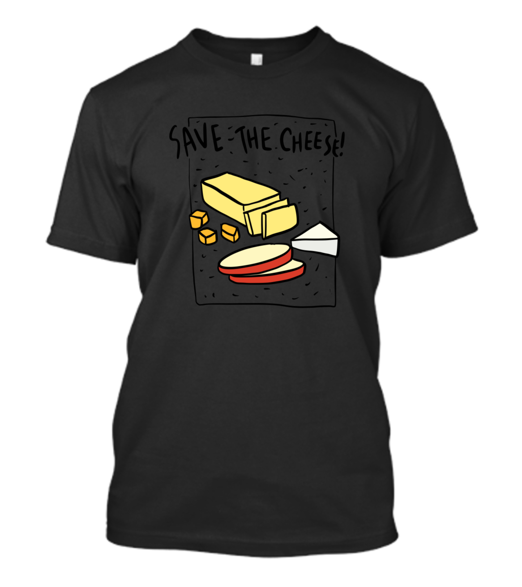 Save The Cheese Cheese Selection Variety T-Shirt