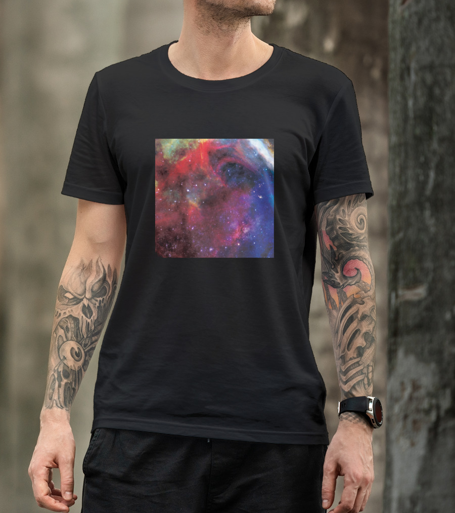 Space Galaxy Universe Science Outer Space Colorful Nebula T-Shirt
