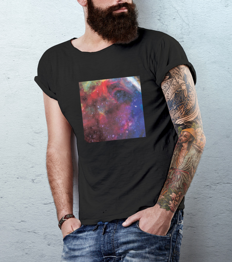 Space Galaxy Universe Science Outer Space Colorful Nebula T-Shirt