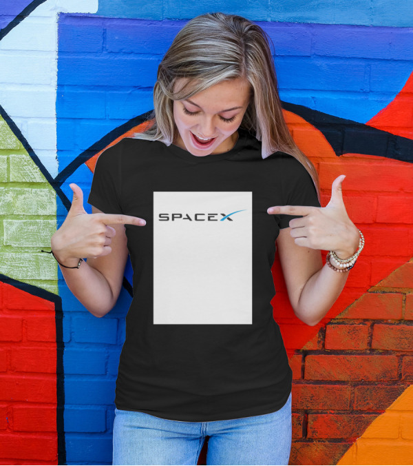 SpaceX Logo Merchandise Astronaut Space Travel T-Shirt