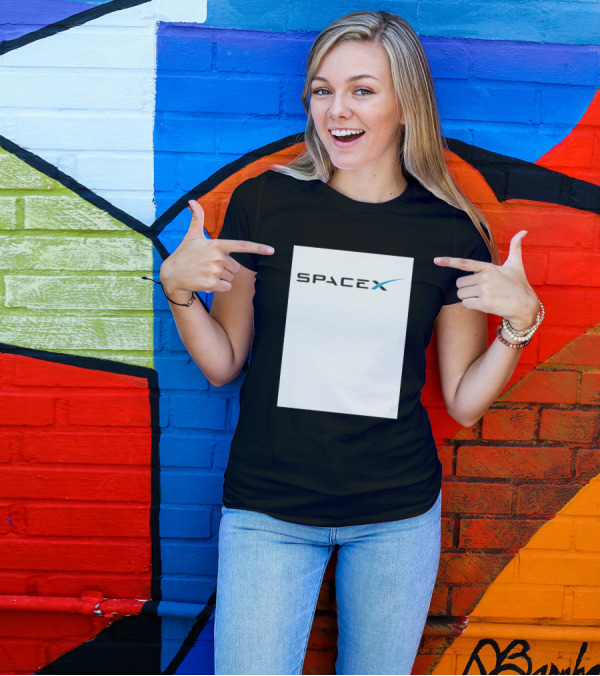 SpaceX Logo Merchandise Astronaut Space Travel T-Shirt