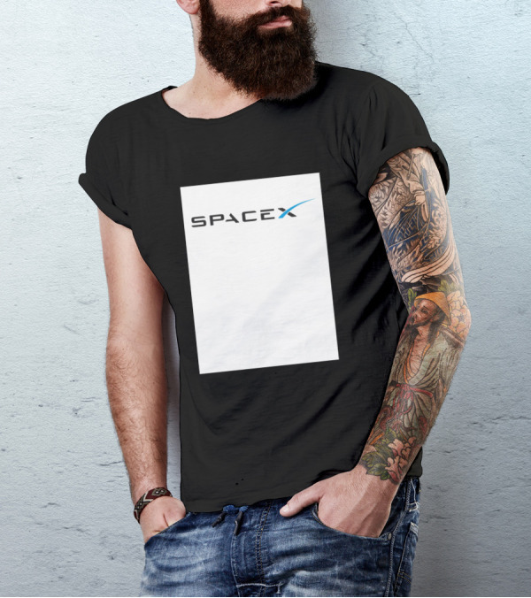 SpaceX Logo Merchandise Astronaut Space Travel T-Shirt
