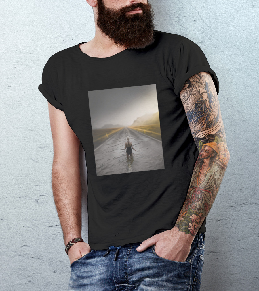 Swimming In Endless Road Illusion T-Shirt
