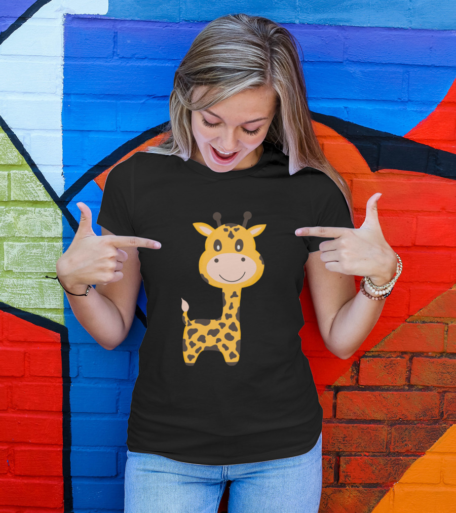 Cute Smiling Baby Giraffe T-Shirt