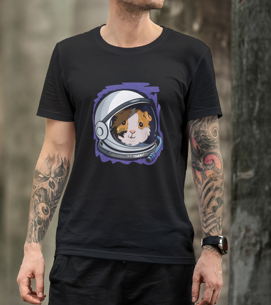 Astronaut Guinea Pig Funny Guinea Pig Lover T-Shirt