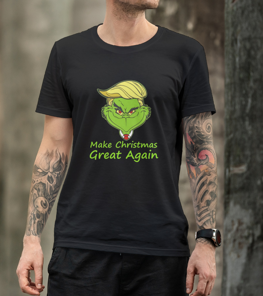 Grinch Make Christmas Great Again Trump T-Shirt