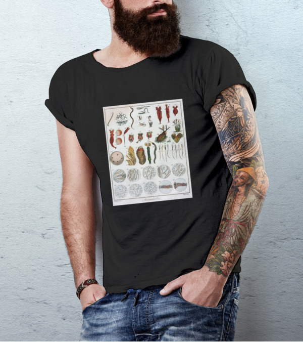 Microbiology Life Illustrated: Trematoda Exploration T-Shirt