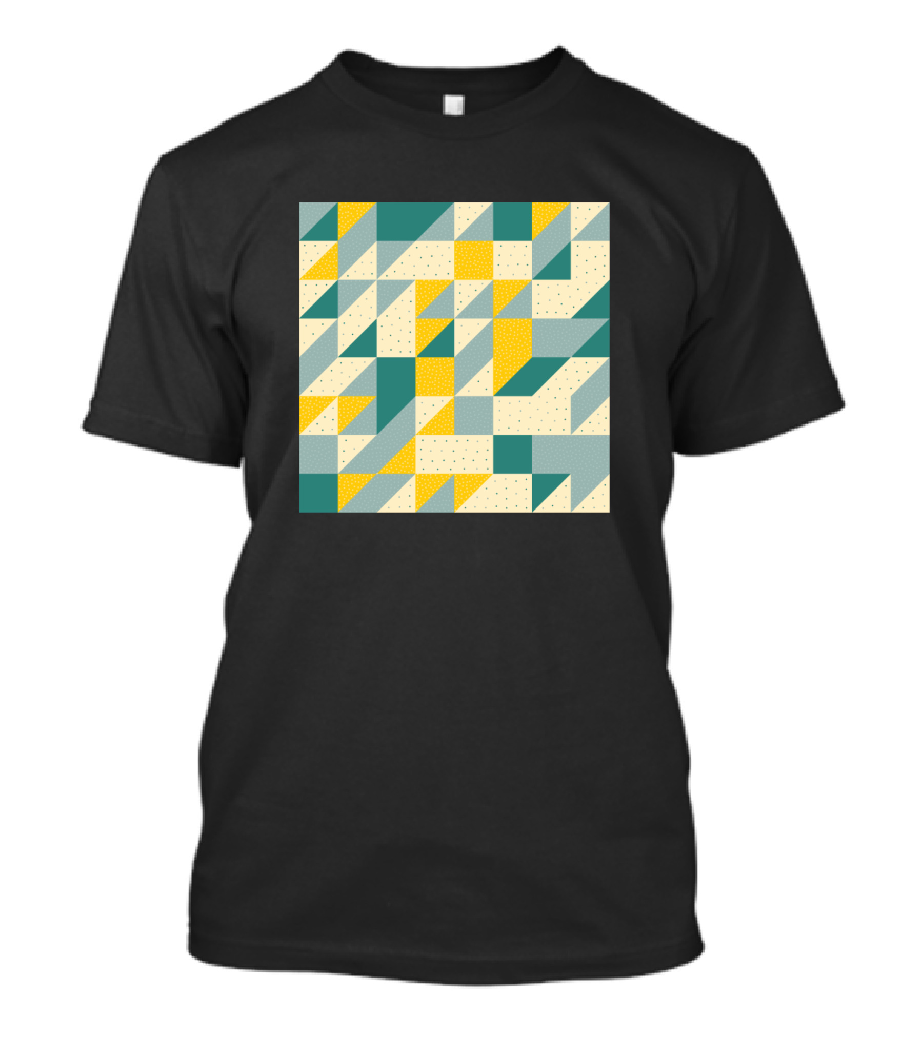 Modern Geometric Triangle T-Shirt