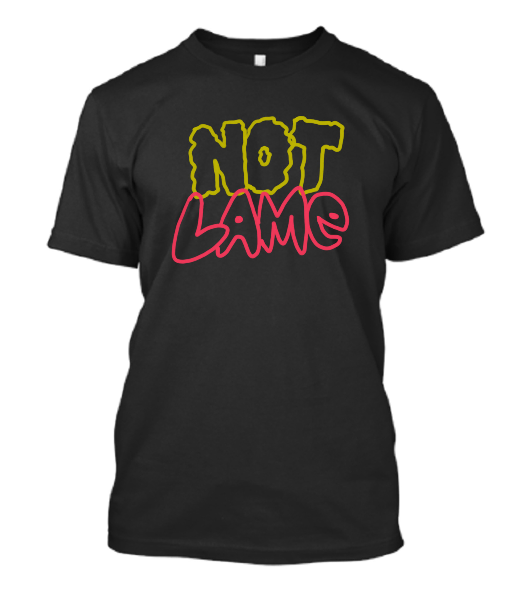 NOT LAME MEME Neon T-Shirt