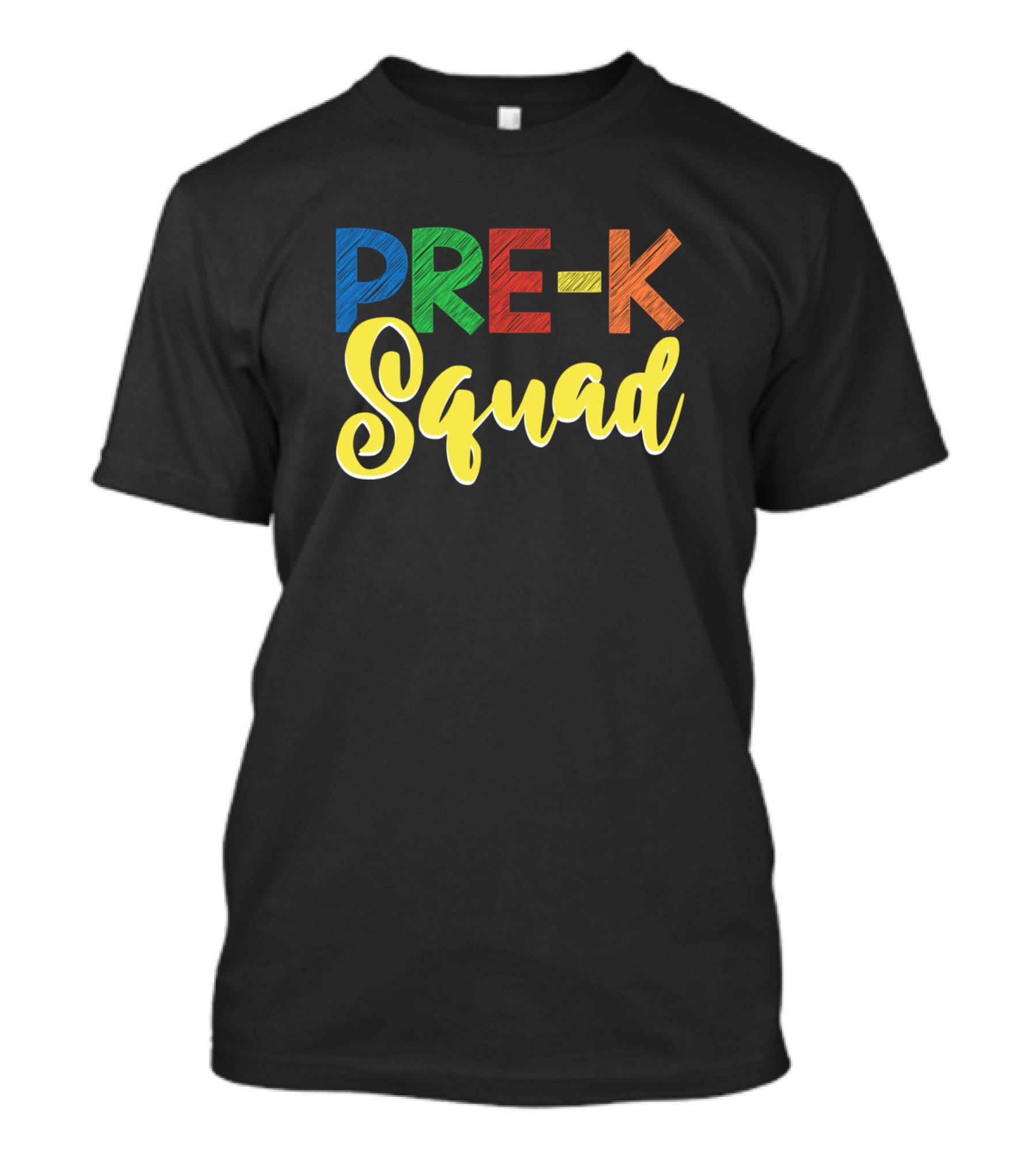 PRE-K Squad Teacher Colorful Team Spirit T-Shirt