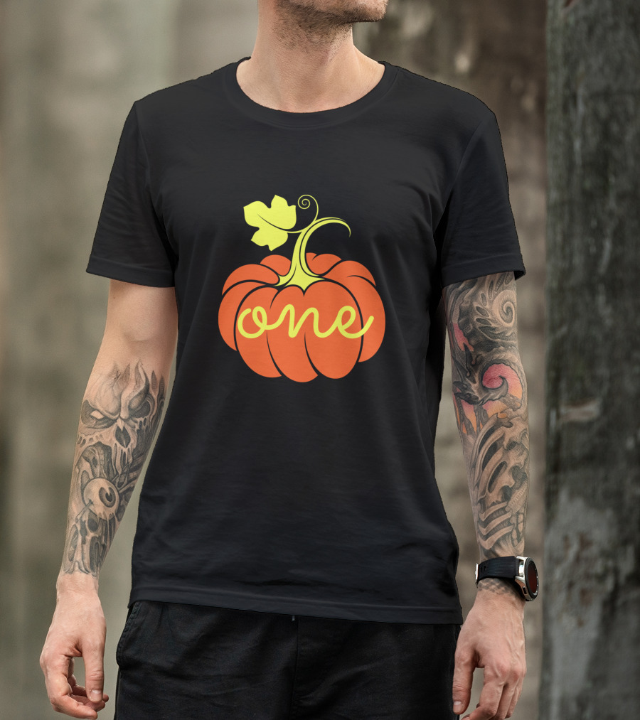 One Year Old Pumpkin Birthday T-Shirt
