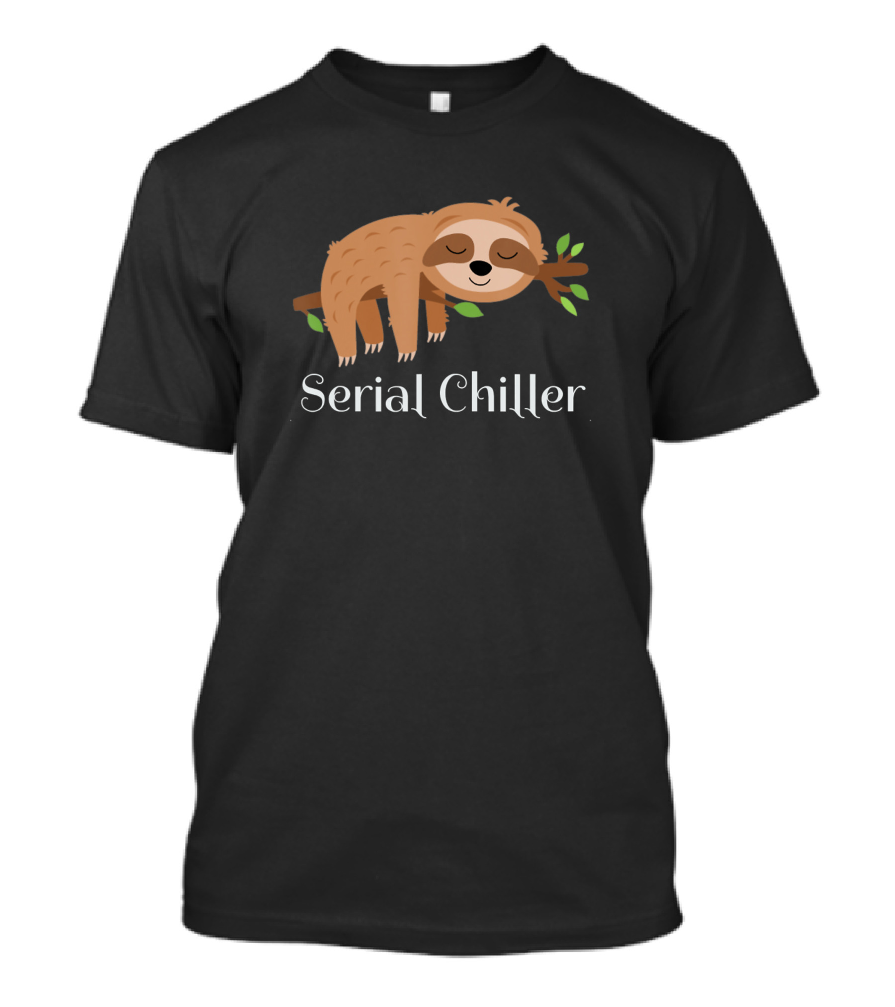 Serial Chiller Sloth Sleeping On Branch T-Shirt