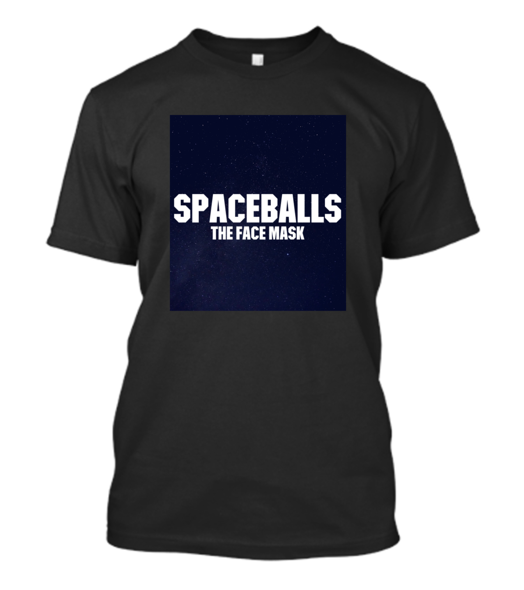 Spaceballs The Face Mask Starry Night Background T-Shirt