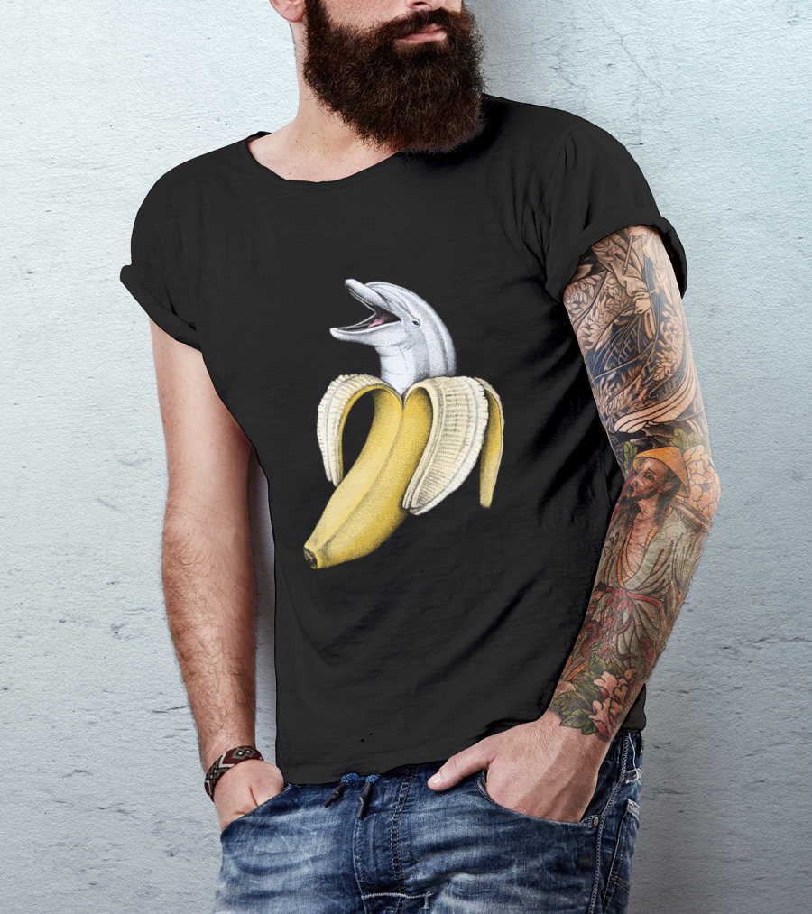Dolphin Banana Surprise T-Shirt