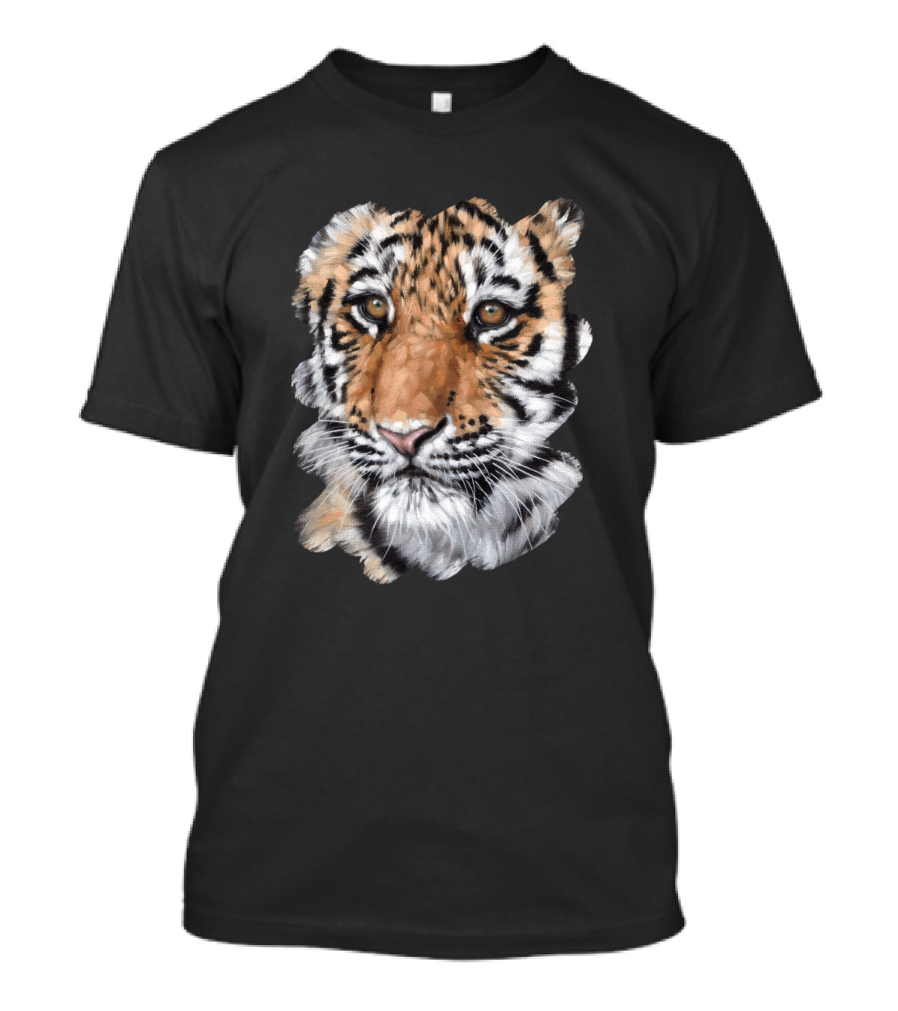 Tiger Cub Painting Realistic T-Shirt