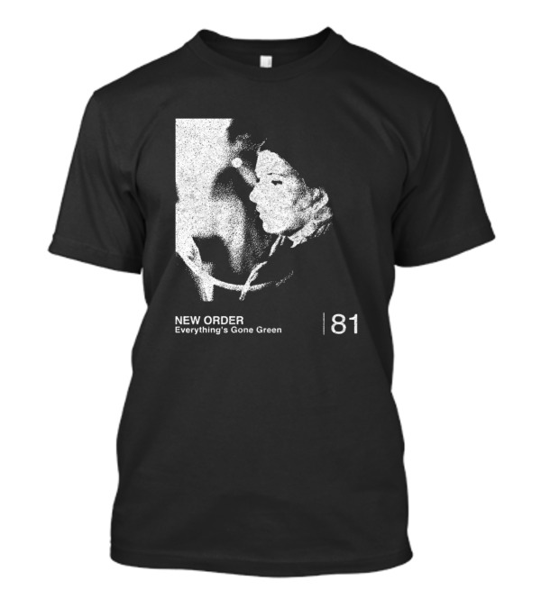 New Order Everything's Gone Green 81 Album Cover T-Shirt