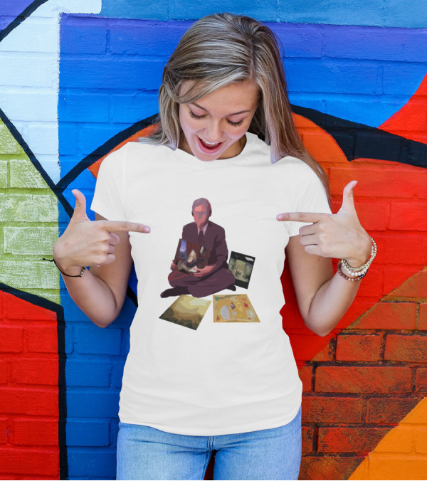 Joanna Newsom Minimalist Swag Records Album Collection T-Shirt