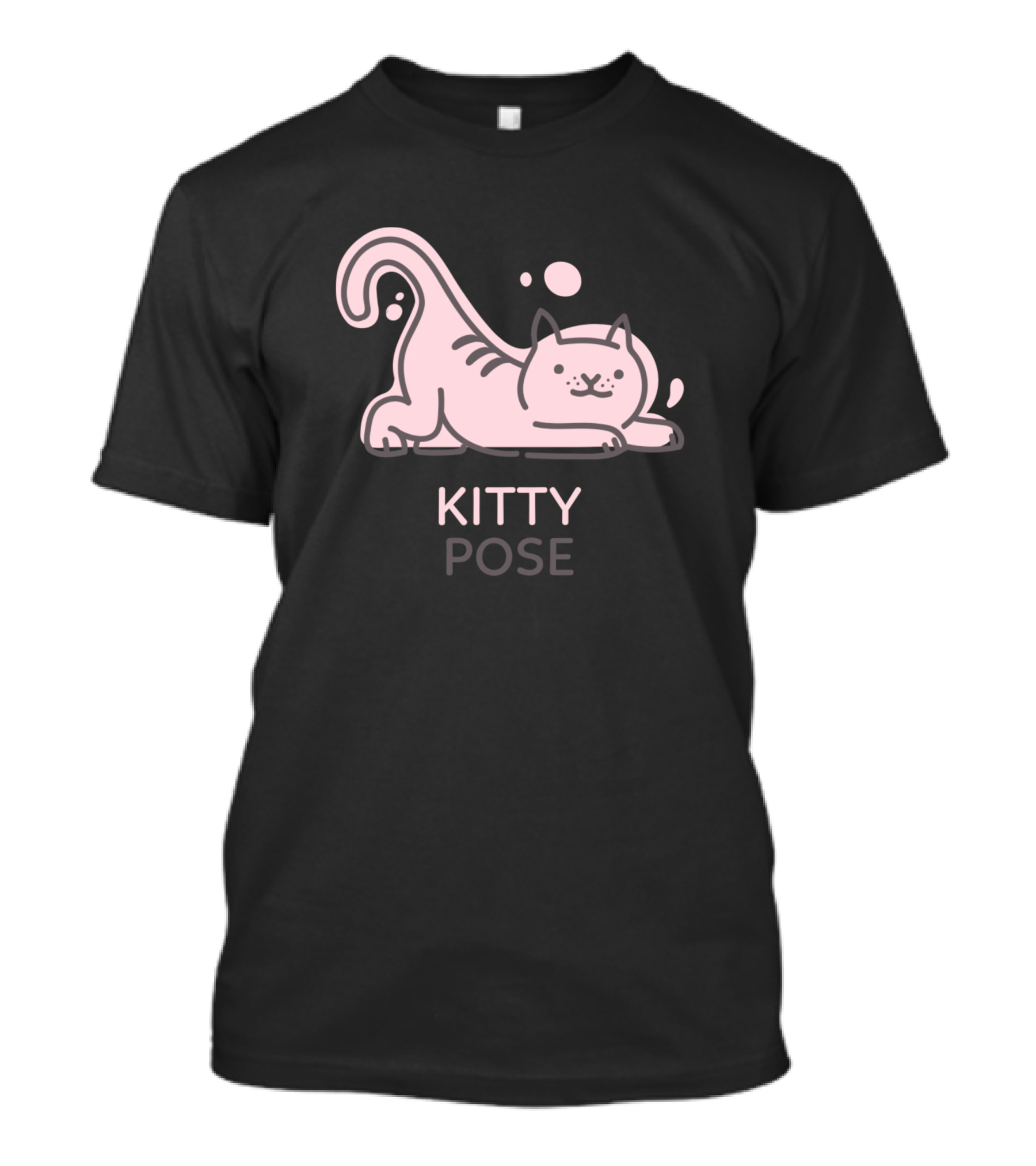 Kitty Pose Stretching Cat T-Shirt