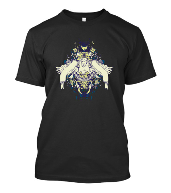 Lion Unicorn Badge Emblem With Wings T-Shirt