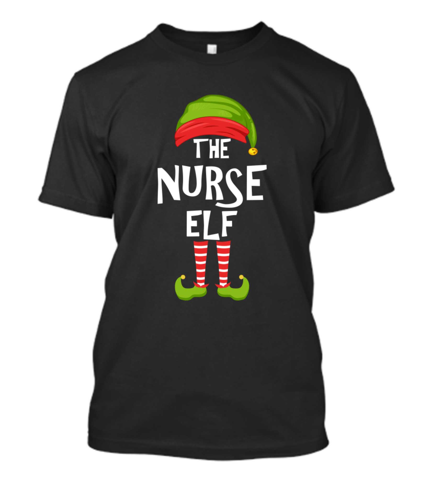The Nurse Elf Christmas Family Matching Party Ensemble T-Shirt