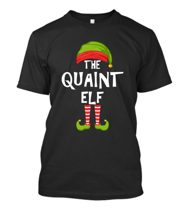 The Quaint Elf Matching Family Christmas Party Holiday T-Shirt