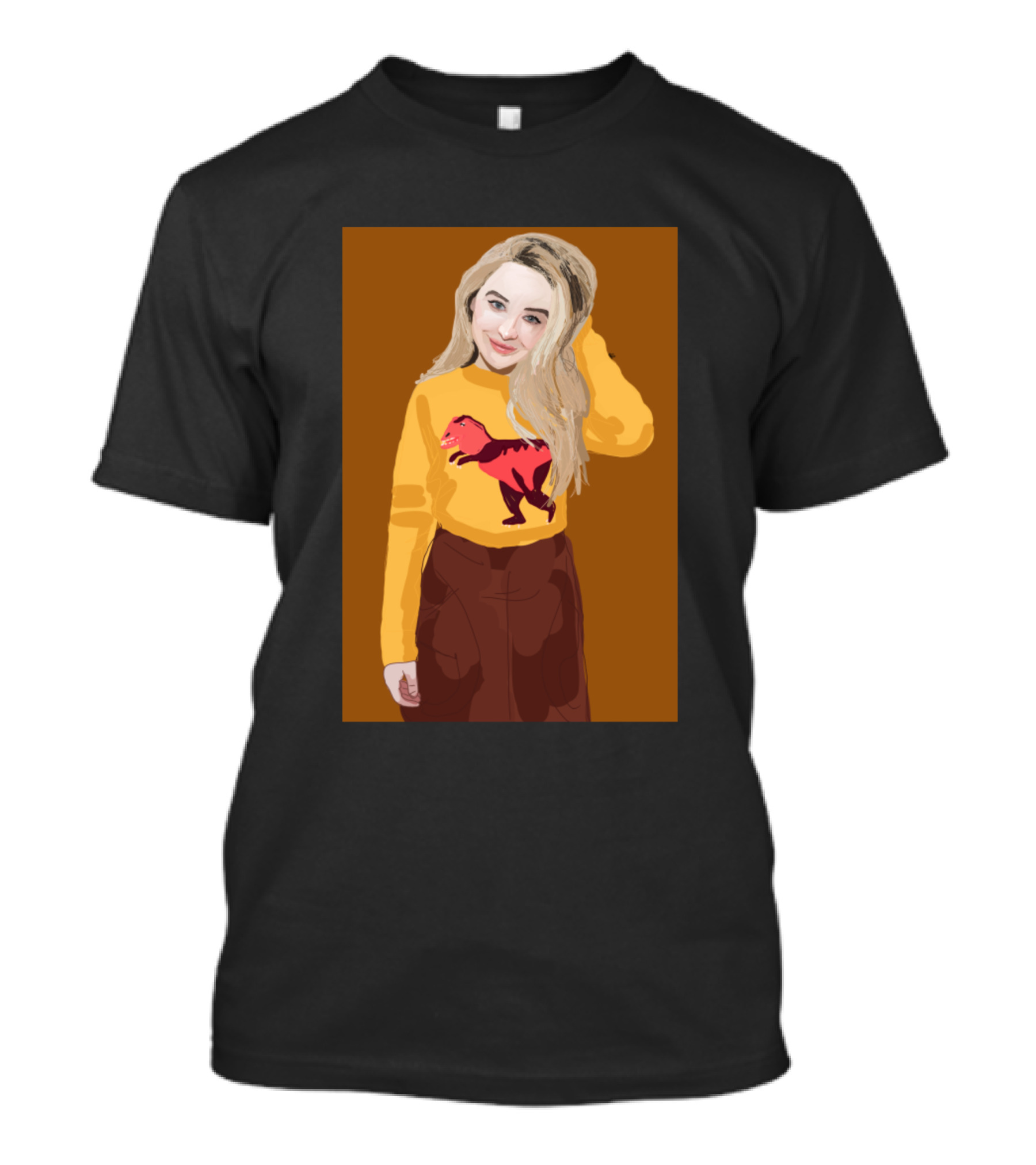 Sm Digital Drawing Dinosaur T-Shirt