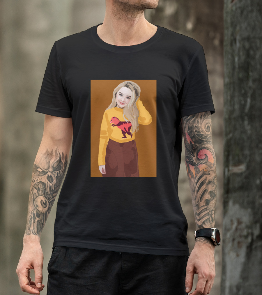 Sm Digital Drawing Dinosaur T-Shirt