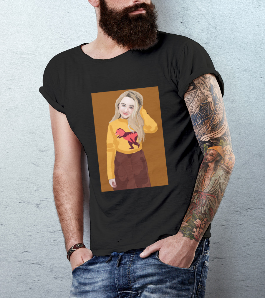 Sm Digital Drawing Dinosaur T-Shirt