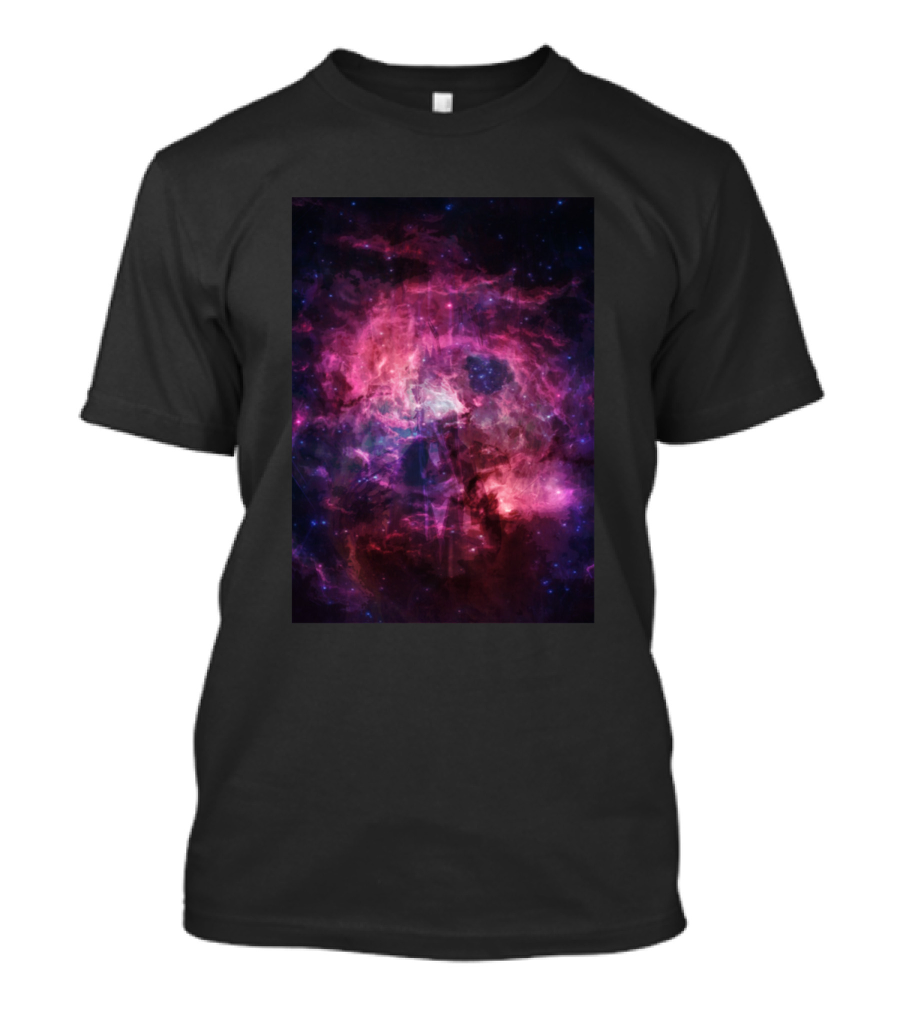 Starlit Galaxy Nebula Skull Cosmic Space T-Shirt