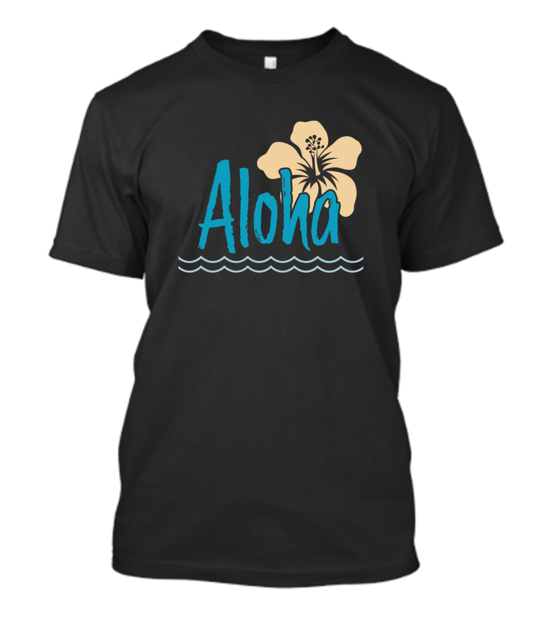 Aloha Hibiscus Wave T-Shirt