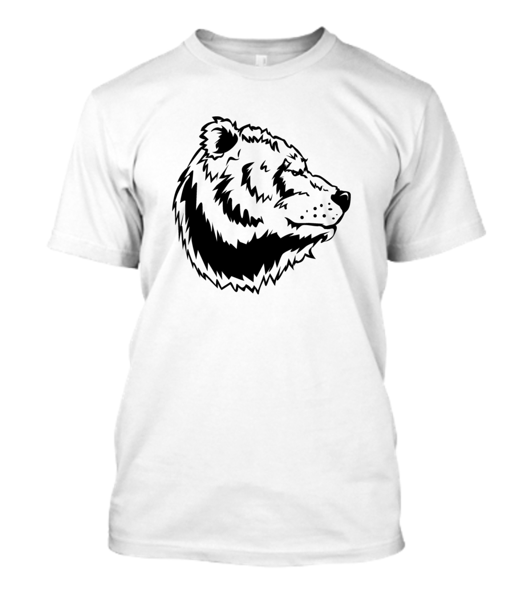 Bear Face Side Profile T-Shirt