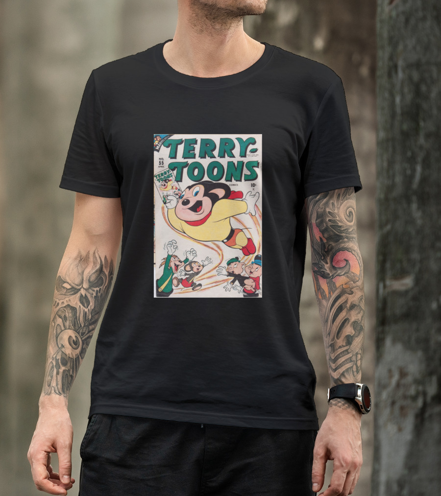 Terry Toons Comics No. 55 Vintage Mickey Character T-Shirt