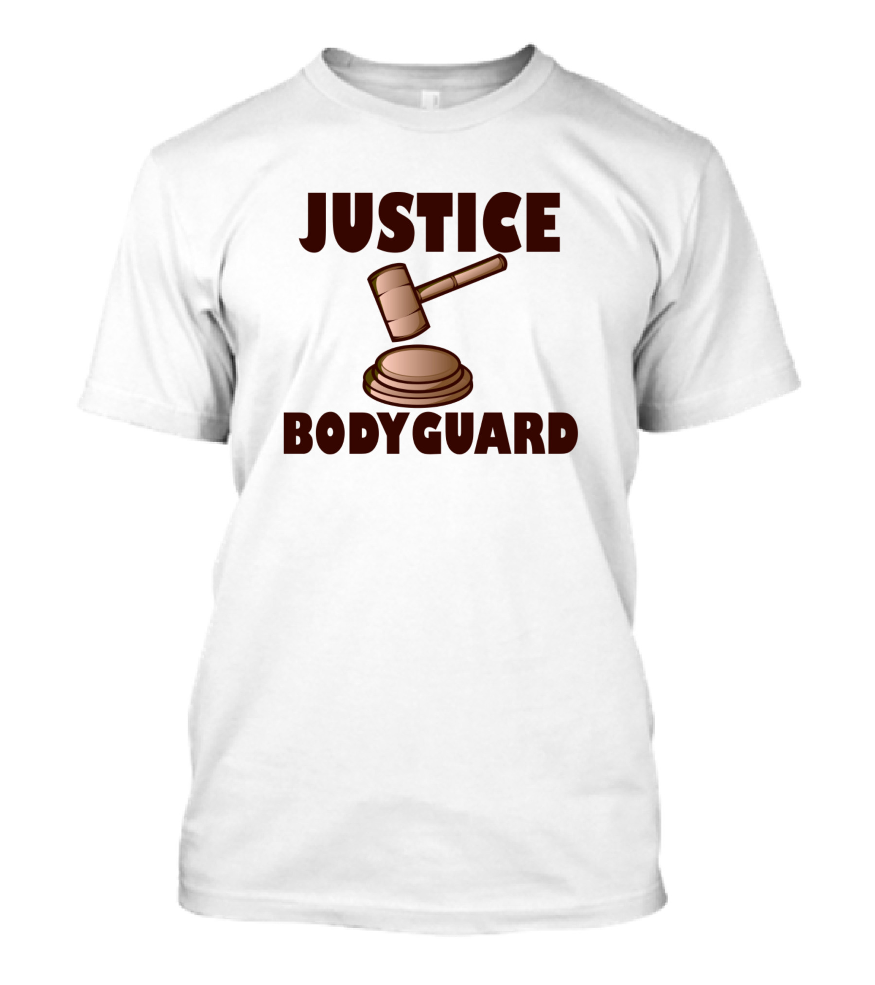 Justice Bodyguard Judge Law Enforcer Gavel T-Shirt