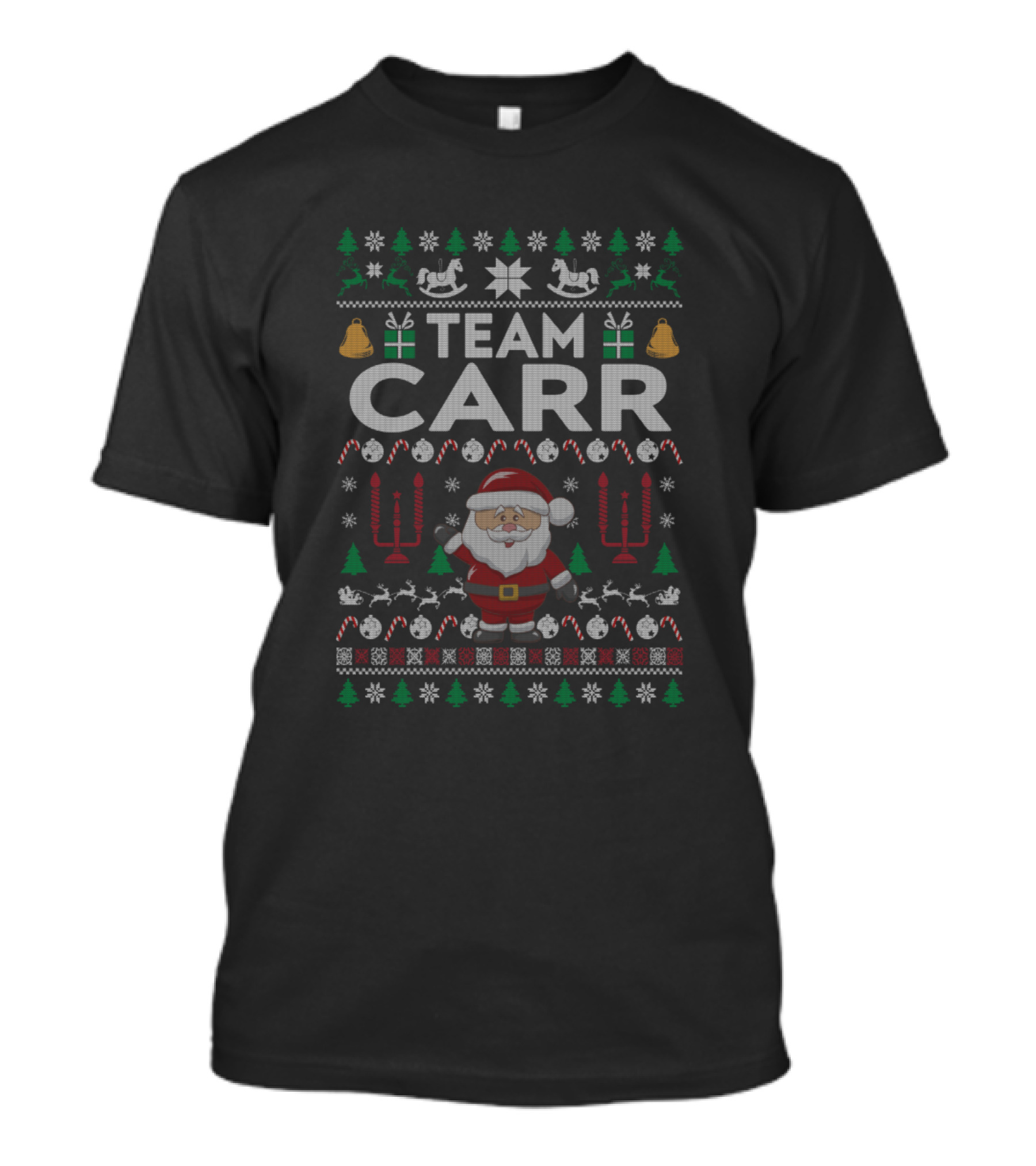 Team Carr Santa Christmas T-Shirt