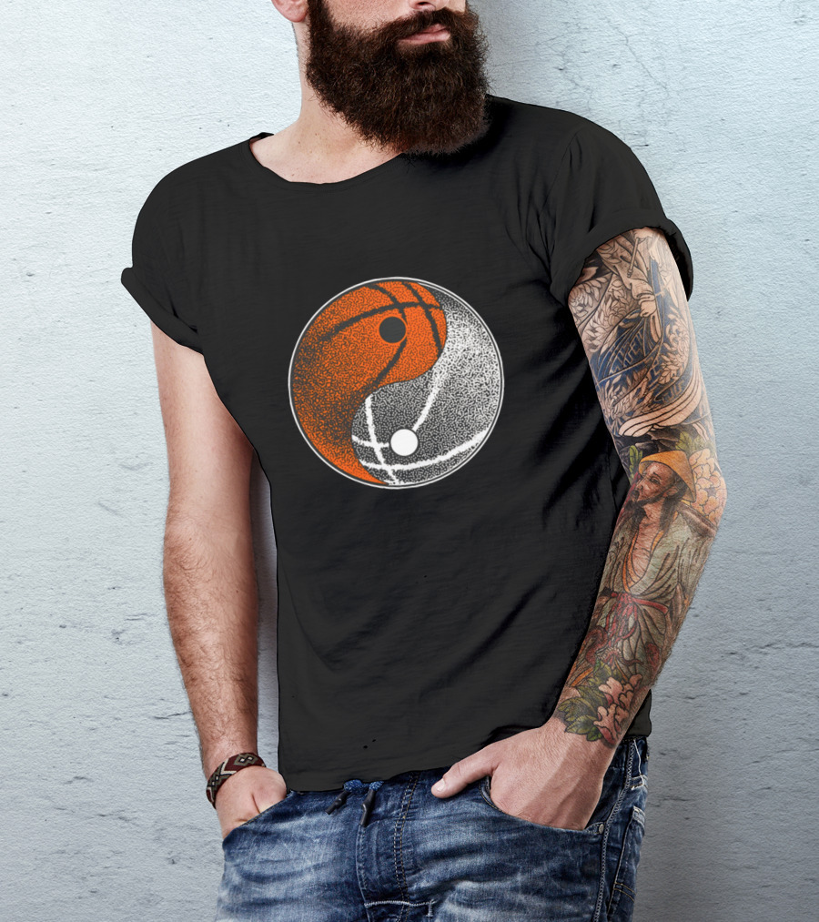 Yin Yang Basketball T-Shirt