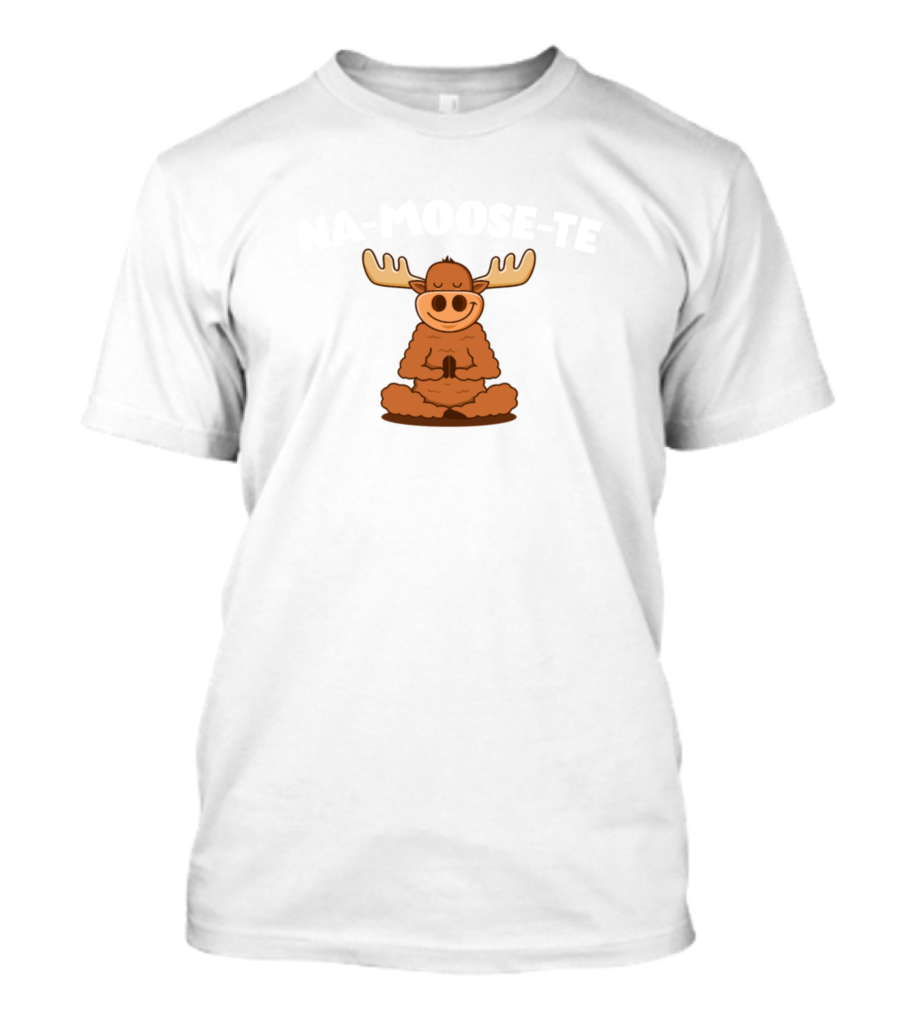 Na-Moose-Te Yoga Namaste Meditate Moose T-Shirt
