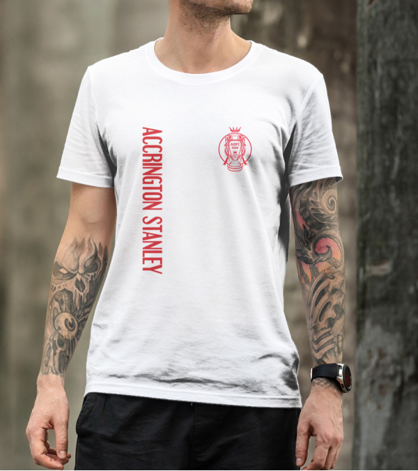 Accrington Stanley ASFC 1968 Football Club Crest T-Shirt