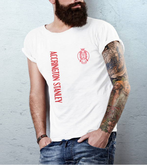 Accrington Stanley ASFC 1968 Football Club Crest T-Shirt