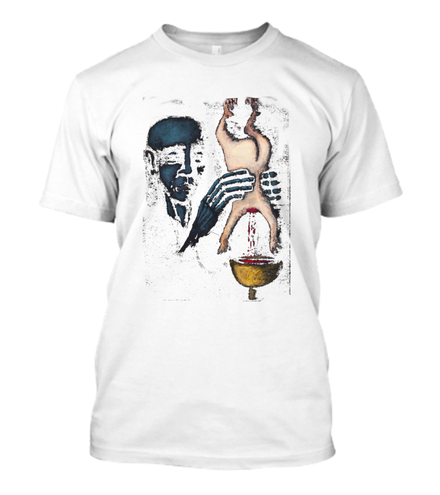 Baby Drinker Ritual With Chalice And Dark Figure T-Shirt