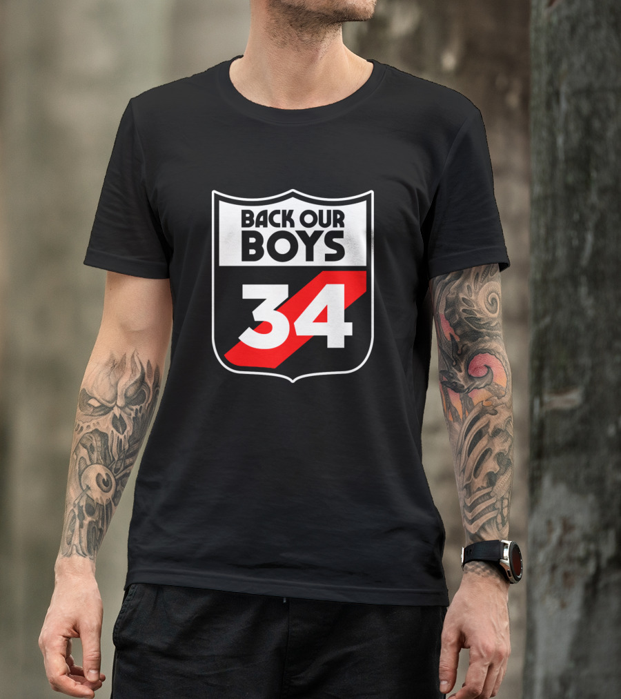 BACK OUR BOYS 34 T-Shirt
