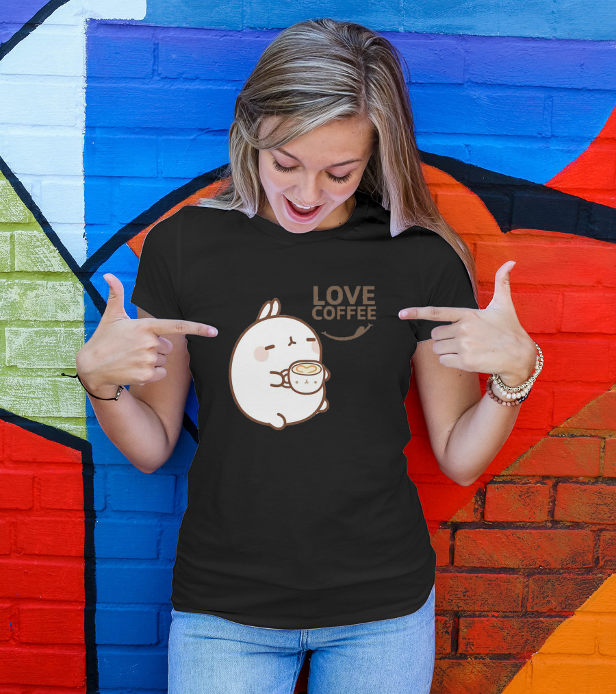 Love Coffee Mola Coffee Lover T-Shirt
