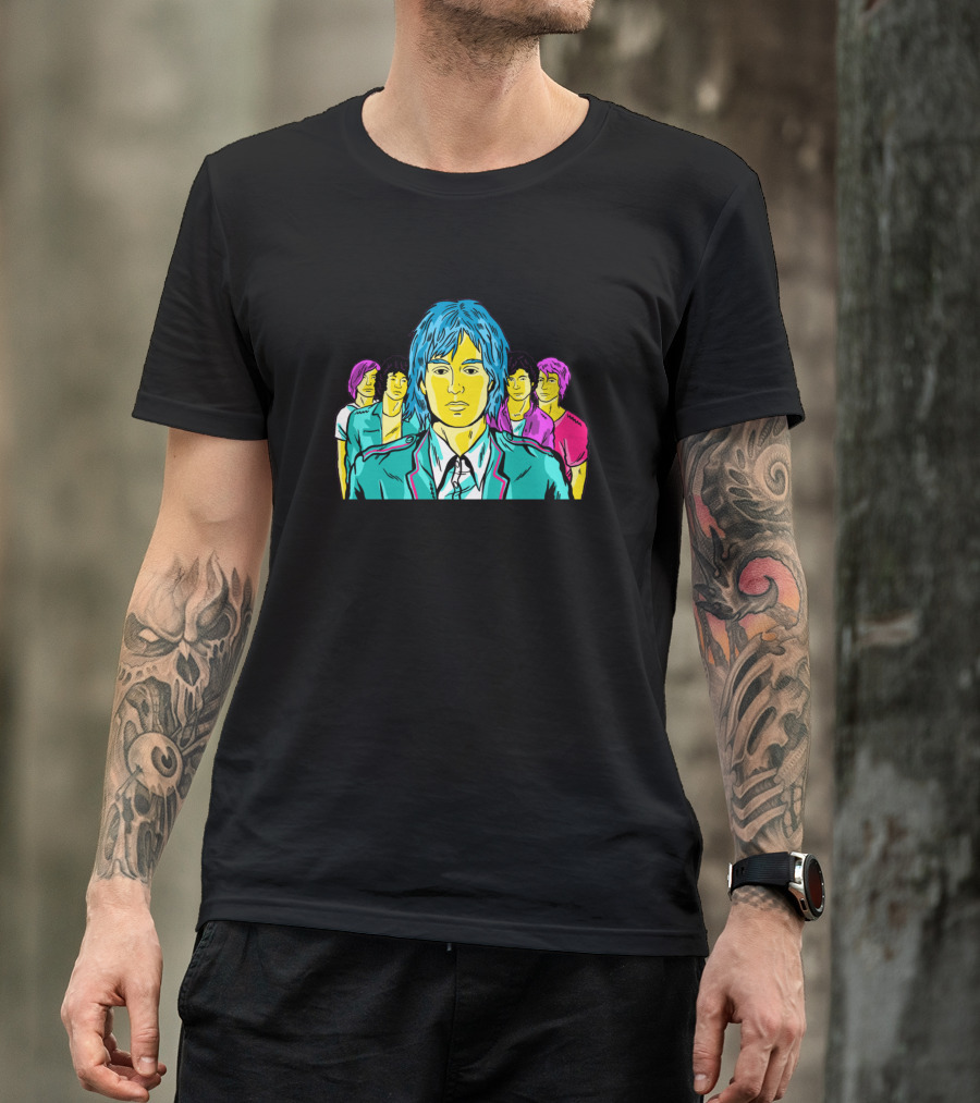 The Strokes Colorful Band Profile Pop T-Shirt