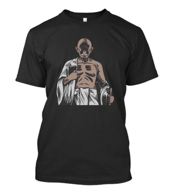 Mahatma Gandhi Iconic Figure T-Shirt