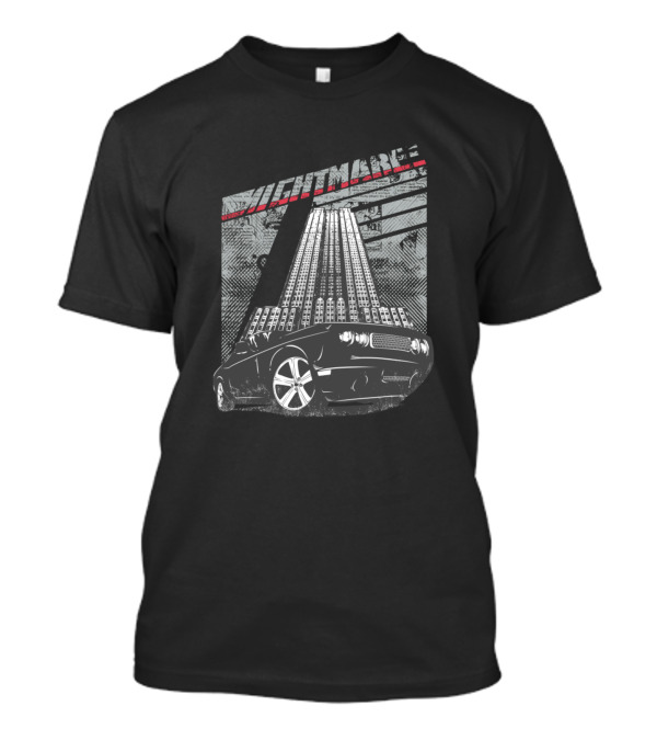 Nightmare Muscle Car Skyscraper T-Shirt
