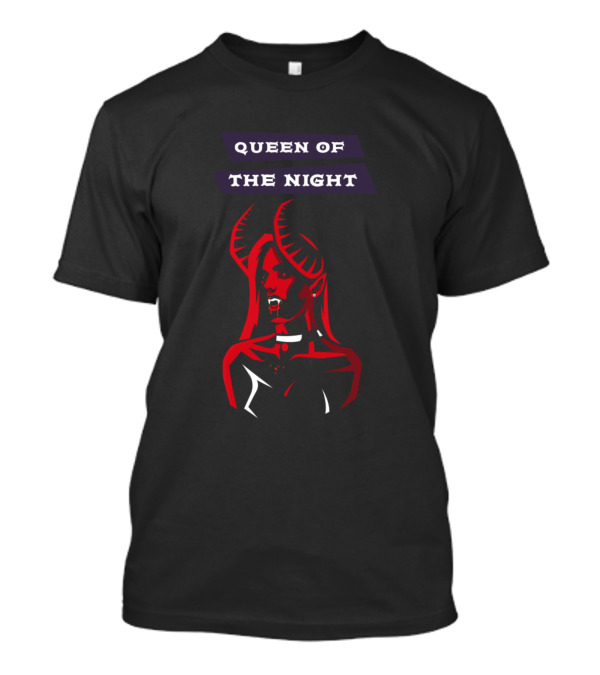 QUEEN OF THE NIGHT Demon Vampire T-Shirt