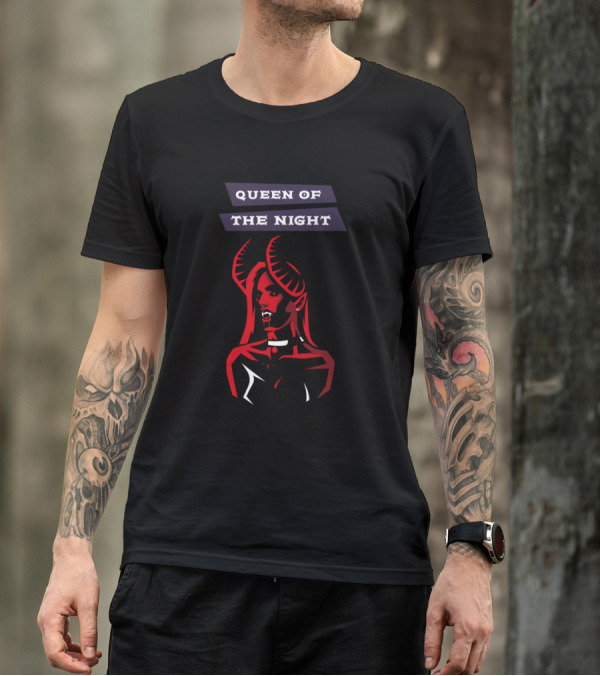 QUEEN OF THE NIGHT Demon Vampire T-Shirt