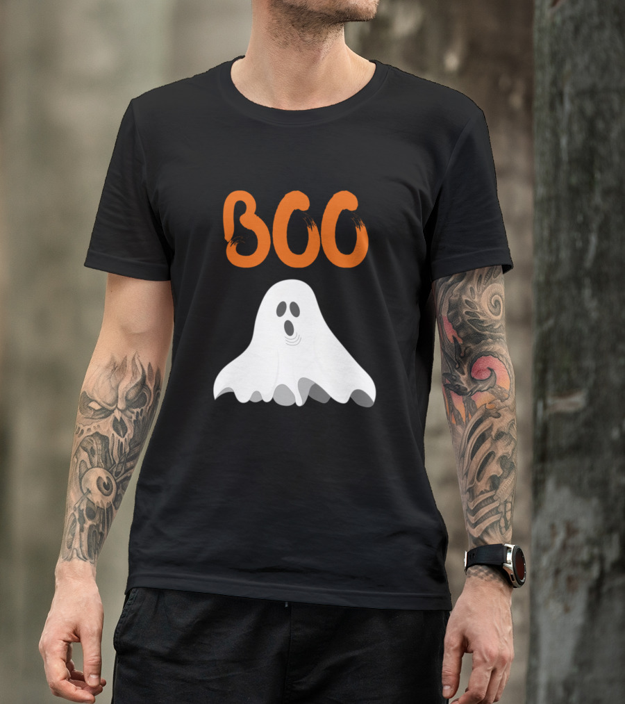 Boo Scary Halloween Ghost T-Shirt